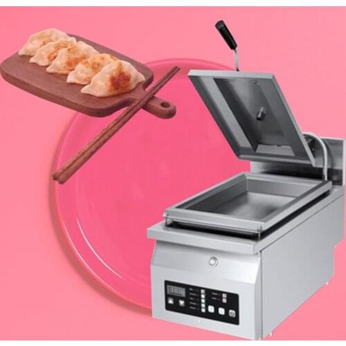 220V Electro-thermal Automatic Fried Dumpling Machine Single Head Nonstick Pan Snack Bar Food Home Kitchen Electrical Appliances