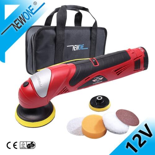HEPHAESTUS 12V DC Car Polisher Drill Cordless Polishing Machine in Automotive With Pad/Bag And Polishing Sponges Soft Polishers
