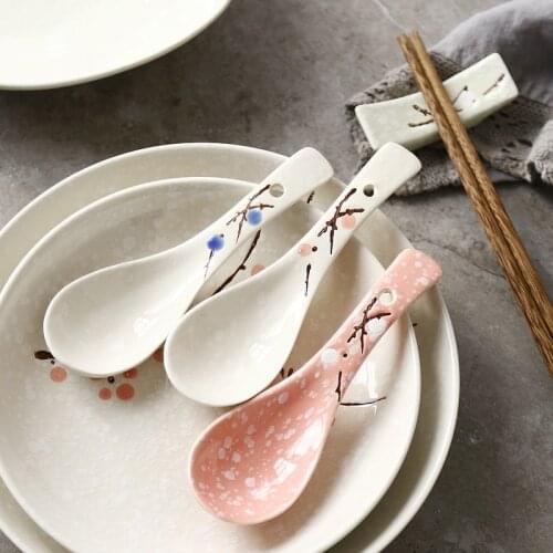 BOUSSAC Ceramic Spoons
