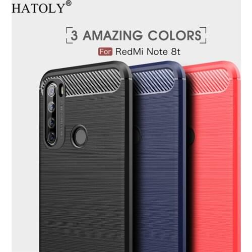 For Xiaomi Redmi Note 8T Case Business Style Silicone Rubber Phone Cover for Redmi Note 8T Back Case for Xiaomi Redmi Note 8 T