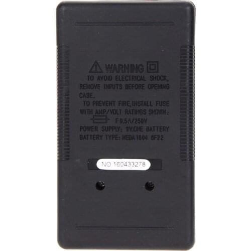 DT832 Digital Multimeter Tester LCD Mini Multimeter AC DC Voltmeter Ammeter Ohm Meter Auto Polarity Display