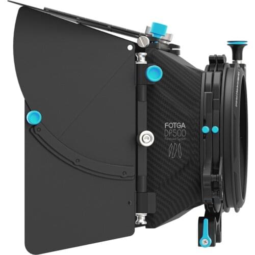 FOTGA DP500III Pro DSLR matte box sunshade with donuts filter holders for A7 II A7RII A7S II BMPCC 5DIII 15mm rod rig