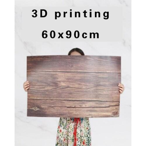90x60cm Photography Background For Studio Photo Props Thin Wood Grain Photographic Backdrops Double-sided 3D texture printing