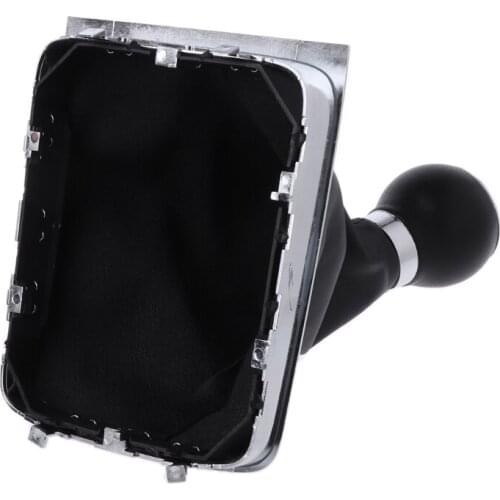 6 Speed Leather Car Manual Gear MT Shift Knob Gaitor Boot QW