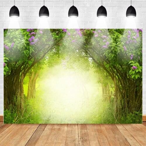 MOCSICKAFairy Tale Fantasy Photography Backdrop Dreamy Forest Abstract Photo Booth Background Jungle Safari Tree Decoration