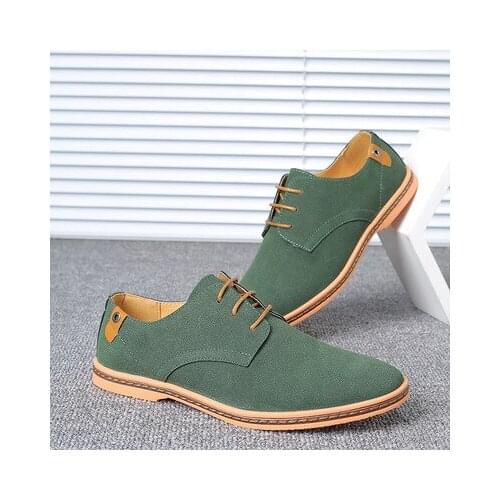 Big size 48 SZSGCN 2021 New Men Oxfords Dress Shoes Men Formal Wedding Shoes Cow Suede Plus Size Derby Prom Shoes Mocassin Homme