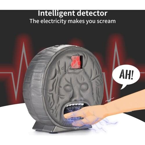 Bite Finger Lie Detector Party Electric Shock Bite Finger Ancient Roman Polygraph funny portable Game Party Analyzer Consoles