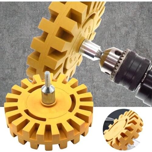 20/25MM Car Rubber Eraser Wheel Pad Rubber Disk Decal Eraser Wheel Car Sticker Remover Paint Cleaner Car Polish Auxiliary Tool