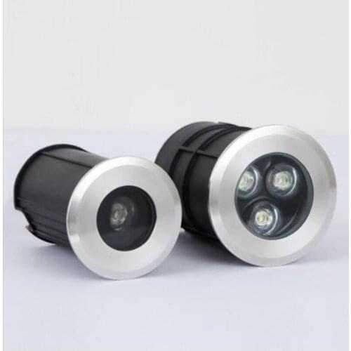 High Power 9W 3W LED Underground Light Waterproof Floor Buried Spotlight Outdoor Lighting Path Garden Decorative Lamp Dimmable