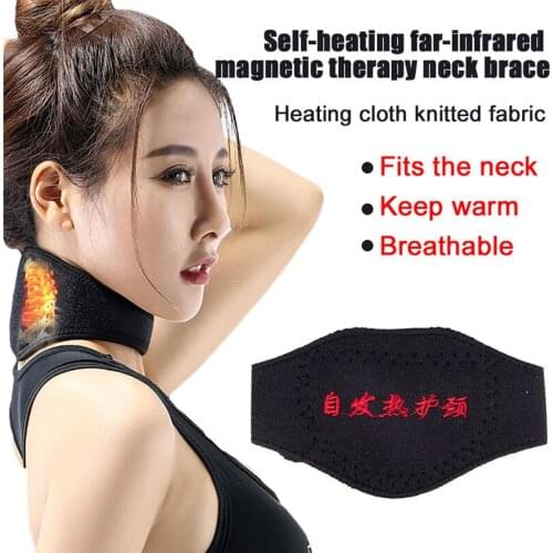 Health Care Neck Support Massager 1Pcs Tourmaline Self-heating Neck Belt Protection Spontaneous Heating Belt Body Massager