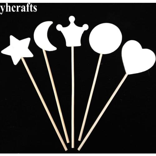 2PCS/LOT.Paint unfinished wood magic stick Kindergarten art and crafts Early learning educational toys Creative fancy toys DIY