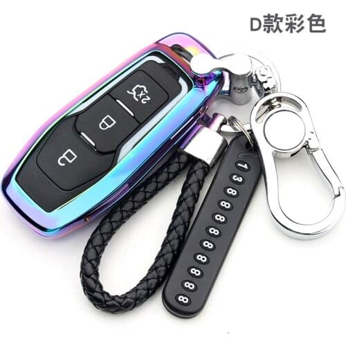2019 Key Cover Case For Ford Fusion Mondeo Mustang F-150 Explorer Edge 2015 2016 2017 2018 Car Styling Key Protection