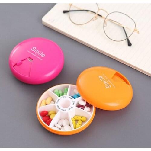 7 Days Medicine Organizer Pills Storage Box for Personal Health Care Pill Case Cute Travel Pill Box Pill Organizer Case Weekly