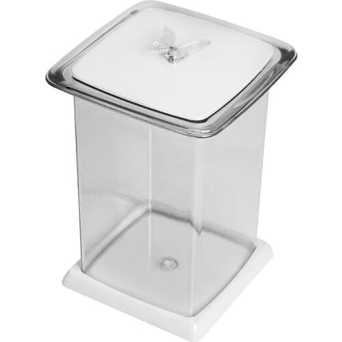 Acrylic White Big Jar