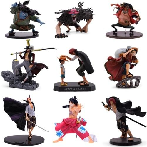 Anime One Piece Figure Monkey D Luffy Land of Wano Country Ver. Zoro Sanji Shanks Action Figure PVC Collection Model Toys