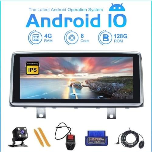 Carplay 3G/4G SIM 128GB Android 10 For BMW F30/F31/F34/F32/F33/F36 Car Intelligent Multimedia GPS Navigation Auto Radio Player