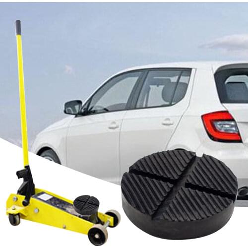 Car Lift Jack Stand Pads Black Rubber Slotted Floor Pad Frame Rail Adapter for Hyundai Mazda Volvo Renault Vauxhall Mitshubishi