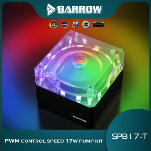 Barrow 17W Speed PWM Pump kit For Waterway Board through hole LRC2.0 A-RGB Mobo AURA 5/6 meters lift SPB17-T PLUS