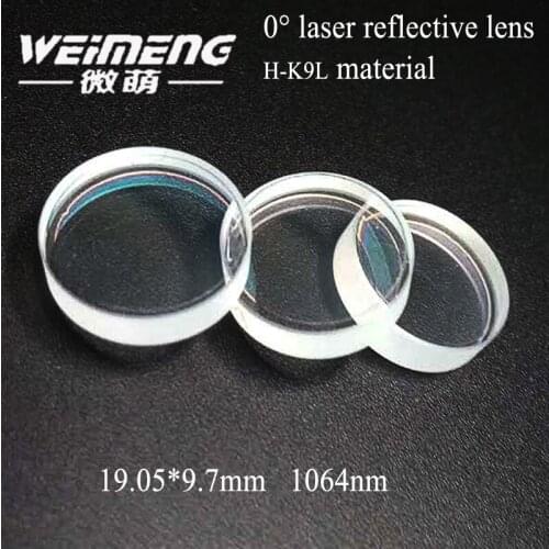 Weimeng 0 degree laser full reflective lens mirror 19.05*9.7mm 1064nm H-K9L material for laser welding cutting beauty machine