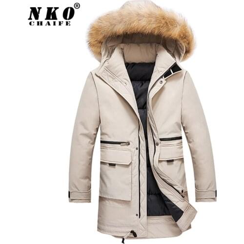 CHAIFENKO Men's Warm Parkas