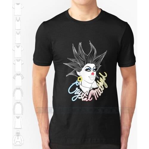 Crystal Methyd Custom Design Print For Men Women Cotton T shirt Big Size 6xl Crystal Methyd Rupaul Rupauls Drag