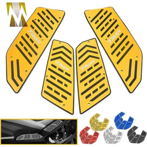 Motorcycle Footrest Pedal Kit Foot Pad Motorbike Mats Cover For Yamaha TMAX 530 560 Tmax560 Tmax530 T-max 2020 2021 Accessories