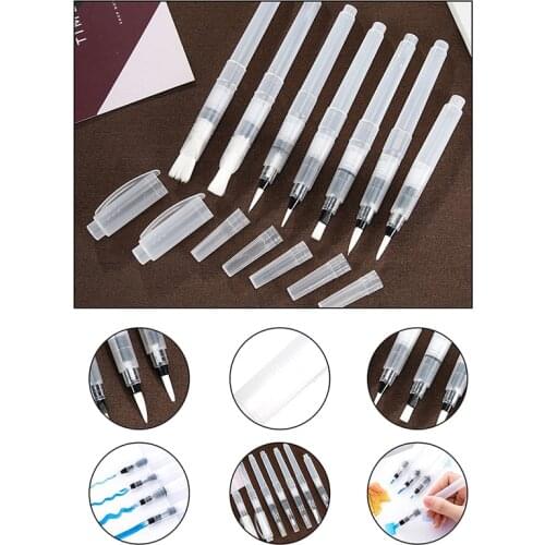 1Set Student Watercolor Brush Pen Refillable Brush Ink Pen And Painting Art Supplies High Quality New Arrival 2021