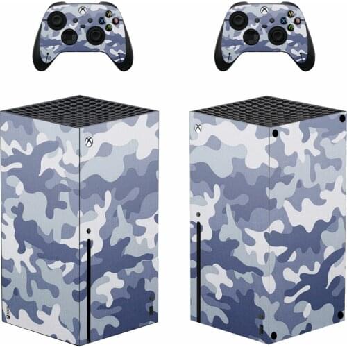Camouflage Style Xbox Series X Skin Sticker for Console & 2 Controllers Decal Vinyl Protective Skins Style 1