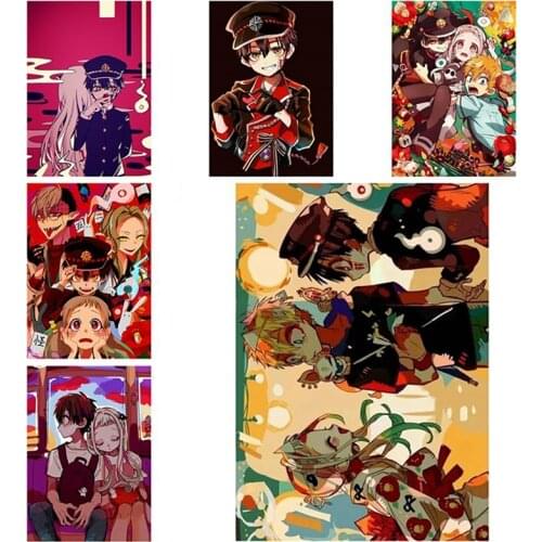 Canvas Painting Toilet-Bound Hanako-Kun Jibaku Shounen Wall Mural Anime Wall Canvas Nordic Poster Prints Wall Art Canvas