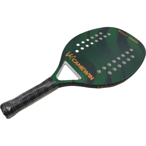 Adult Professional Full Carbon Beach Tennis Paddle Racket EVA Face Tennis Raqueta With Bag