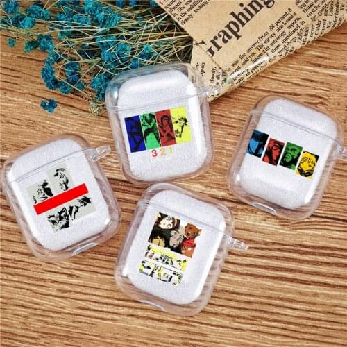 Japan Anime Cowboy Bebop Transparent Case for Apple Airpods 2 Case Cover Headphone Cover