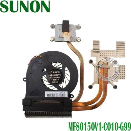 Genuine For TOSHIBA X70 Series Heatsink with Cooling Fans SUNON MF80150V1-C010-G99 SOL3BDCTM0I0035N0FS
