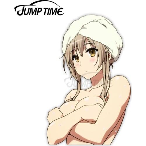 Jump Time Amagi Brilliant Park Sento Isuzu 26 Naked 8.4 Anime Sexy Girl Vinyl Decal Window Car stickers