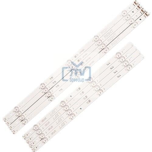 40pcs/5set LED strip for LG TV 49UF6400 49UF6407 49LF510V 49UF640V NC490DUE-SADP2 LGE-WICOP-49INCH-UHD-FHD-REV05 GAN01-1255A-P1