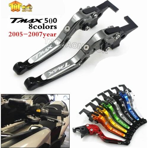 CK CATTLE KING For Yamaha Tmax 500 2005 -2007 Motorbike Accessories Clutch Brake Lever Folding&Extending Levers Aluminum
