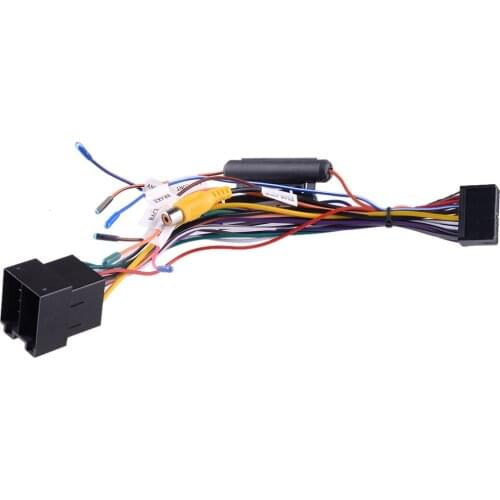 Universal Car Android ISO Stereo Radio Wiring Harness Cable Connector Adapter Accessories