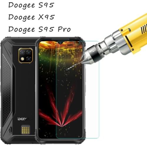 Phone Tempering Glass For Doogee S95 X95 Protector Scratch Proof LCD Film Glass For Doogee S95 Pro S95Pro Premium Cover Glass