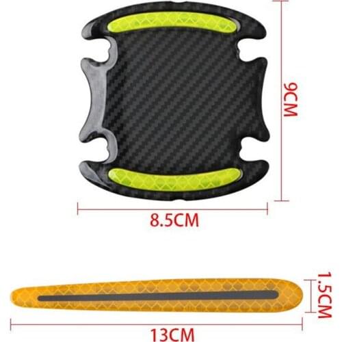 8Pcs/Set Car Door Handle Sticker Protection Cover For Lada Granta Kalina Vesta Priora Largus 2110 Niva 2107 2106 2109 Vaz Samara