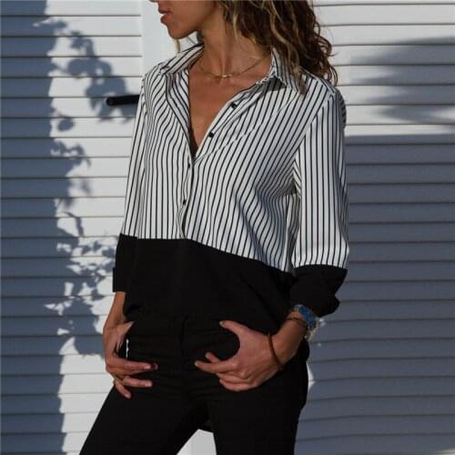 2019 Fashion Female Elegant Blouses Chiffon Turn Down Collar Shirt Ladies Tops School Blouse Women Plus Size Red Black Blusas