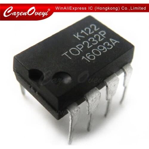 10pcs/lot TOP232PN TOP232P DIP-7 TOP232GN TOP232G SMD-7 In Stock