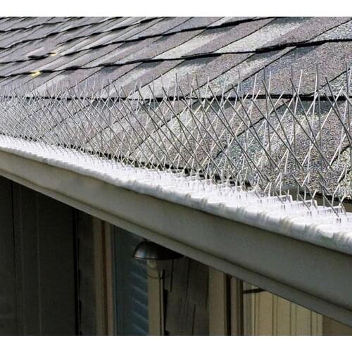 12pcs Bird Repeller Stainless Steel Bird Pigeon Nails Repellent Spikes Polycarbonate Starlings Pest Control Orchard Bird Catcher