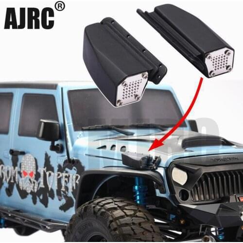 2pcs analog air filter engine air intake 1/10 RC tracked vehicle Traxxas TRX4 Mustang axial Scx10 II 90046 90053 Wrangler TRX-6