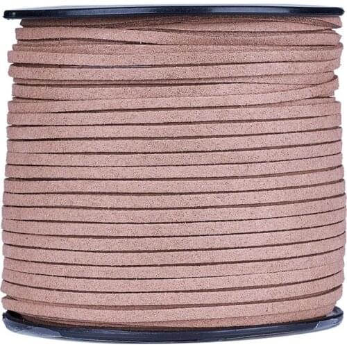 3mm Faux Suede Cord Thread String Rope DIY Handmade Necklace Bracelet for Jewelry Making about 90m/roll
