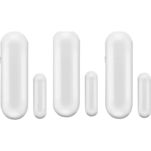 3pcs/lot Wireless Door Open Sensor Alarm System for Home Security 433/868MHz Window Door Magentic Switch Alarm Contact Detector