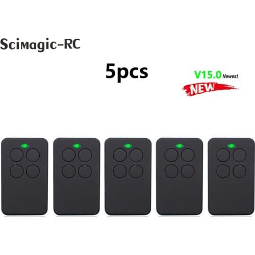 5pcs Garage Door Remote Control Command Opener Transmitter Key Fob 433mhz 868MHz Remote Control Replicator 287-868mhz