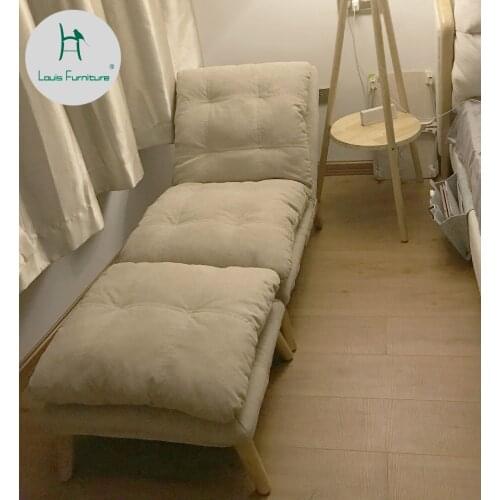 Louis Fashion Living Room Sofas Nordic Lazy Minimalist Modern Removable Washable Multi Function Folding Balcony Bedroom