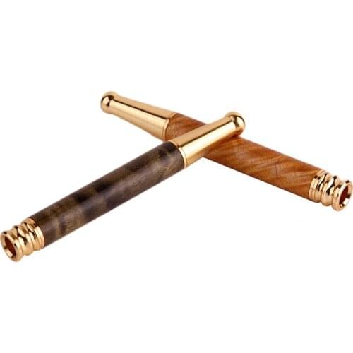 Solid Wood Glossy Long Cigarette Holder Washable Pull Rod Filter Cigarette Holder Cigarette Holder Cigarette Holder Wholesale