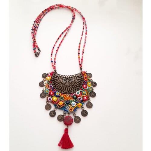 Goodtime Flower Garden Necklace Women Handmade Jewelry