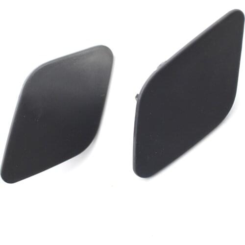 2Pcs Bumper Headlight Lamp Washer Cap Cover Fit For BMW X6 E71 2008 - 2014 Primary color (unpaint)