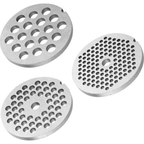 Hot 3mm 5mm 7mm Hole Meat Grinder Crusher Mincer Plate Disc Knife Kitchen Meat Tools